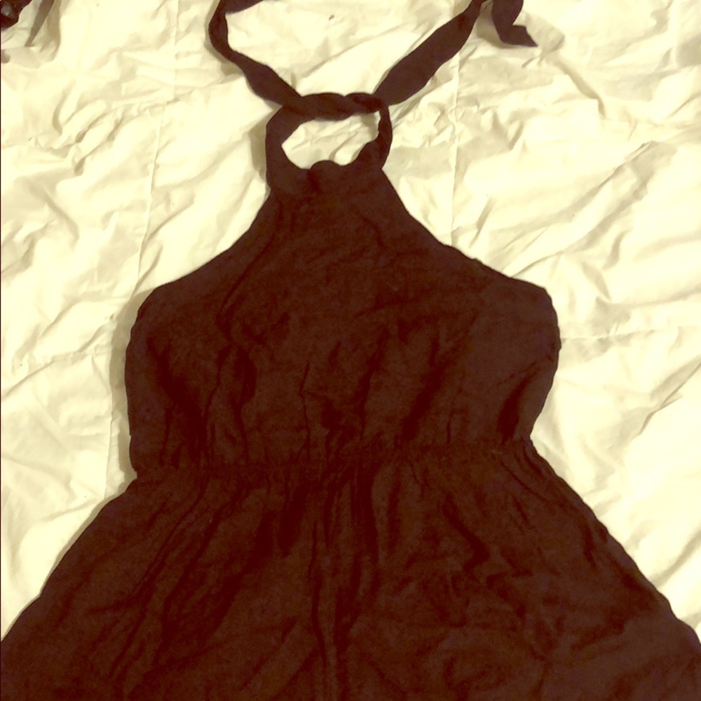 Halter top, multi-way romper